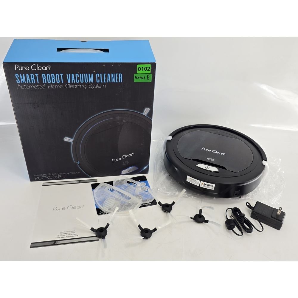 PYLE‎ PUCRC26B.5 Pure Clean Smart Automatic Robot Vacuum Cleaner ~ Works